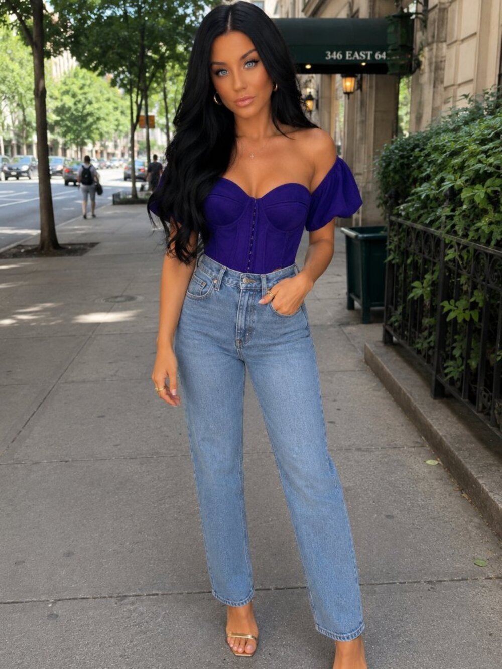 Fashion Nova Purple Off-Shoulder Crop Top